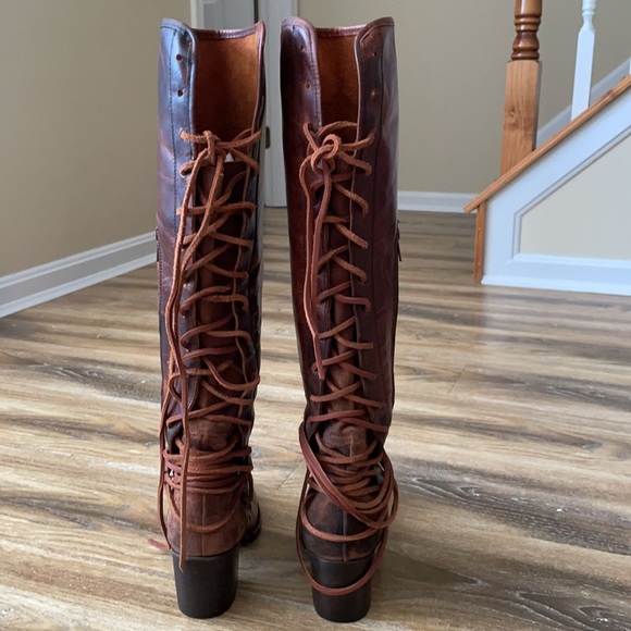 Freebird by Steven The Coal Tall Boots in Cognac - Picture 10 of 14